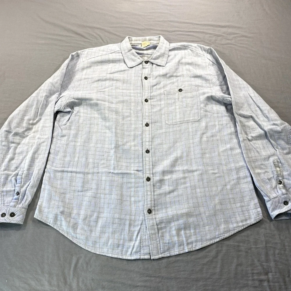 VINTAGE Carbon 2 Cobalt Shirt Mens Large Blue Casual Button Up Adult - Picture 1 of 9
